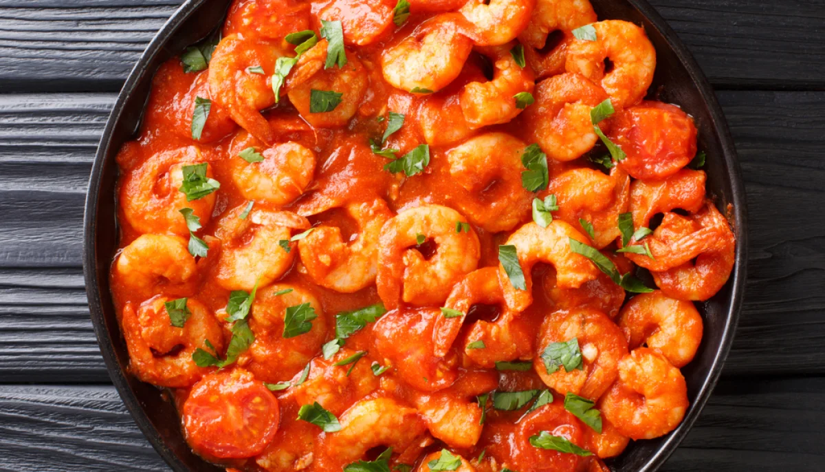 Crevettes pil-pil a l'ail